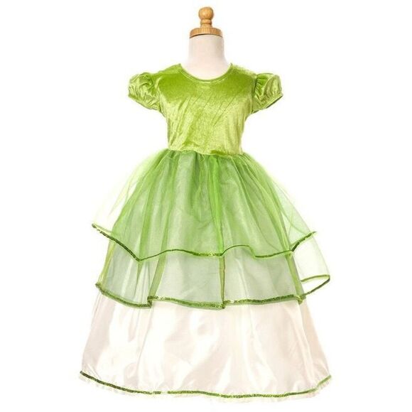 Little Adventures Girls 7-9 (XL) Lily Pad Princess Costume - Picture 2 of 7